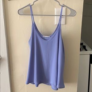 Silk tank top